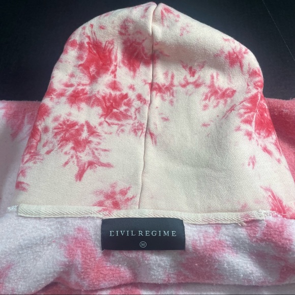 BNIB CIVIL REGIME SAND DAHLIA TIE DYE HOODIE MEDIUM MENS UNISEX PRICE FIRM - Picture 11 of 16